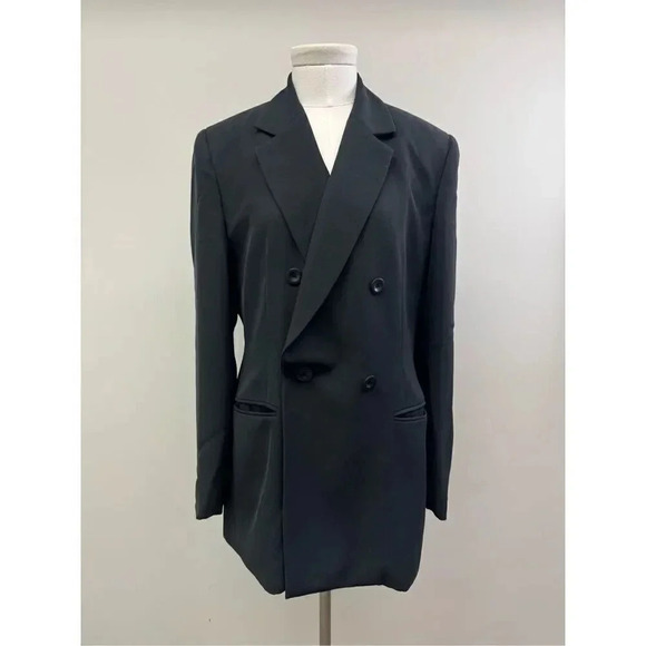 Jones wear   Blazer Size 10 Navy Black - Picture 2 of 16